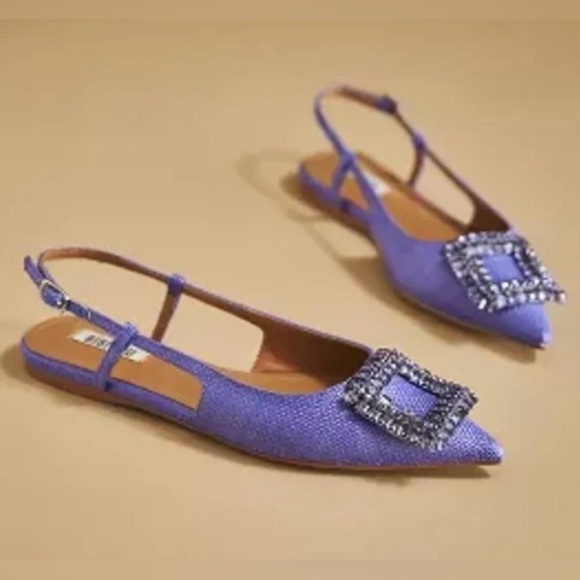 Anthropologie Bibi Lou Embellished Flats NIB! - Picture 3 of 3